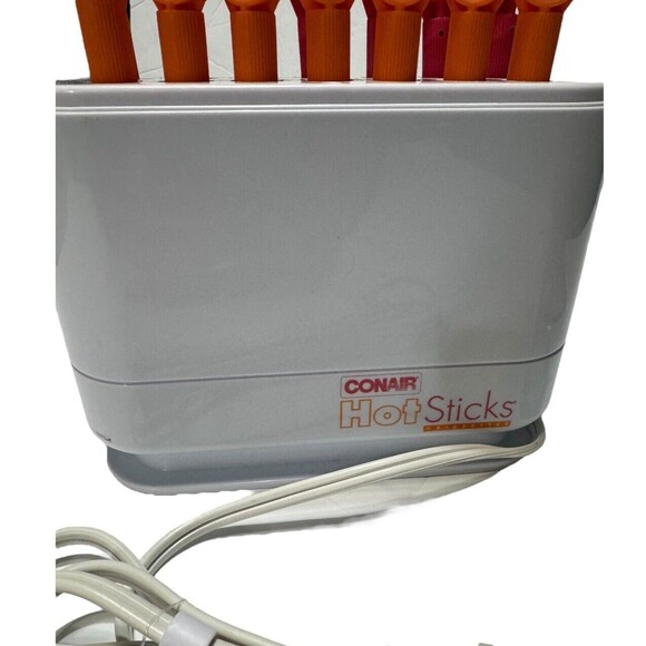 CONAIR Hot Sticks Hair Setter 14 Flexible‎ Rollers Curlers TESTED & WORKING VTG - Picture 6 of 16